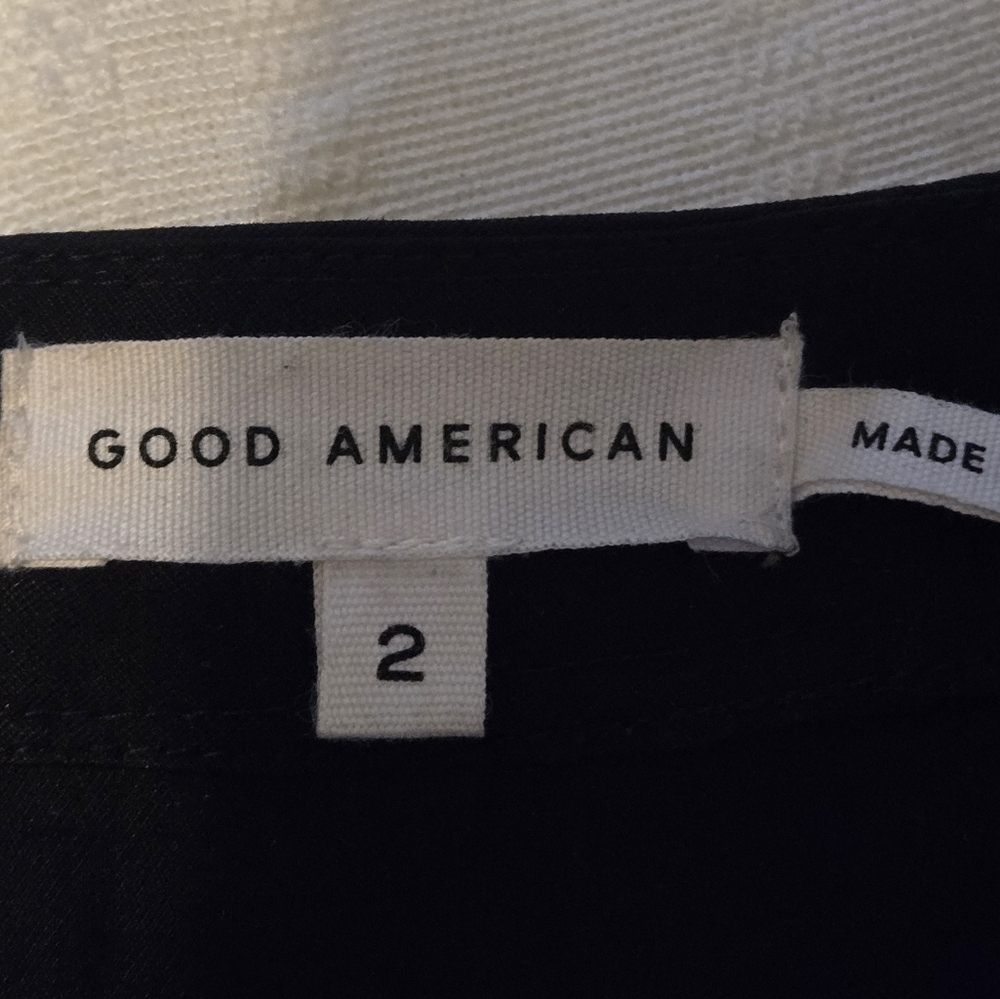 Good American Women's Utility Wrap Bodysuit Size Color Black - Picture 7 of 9